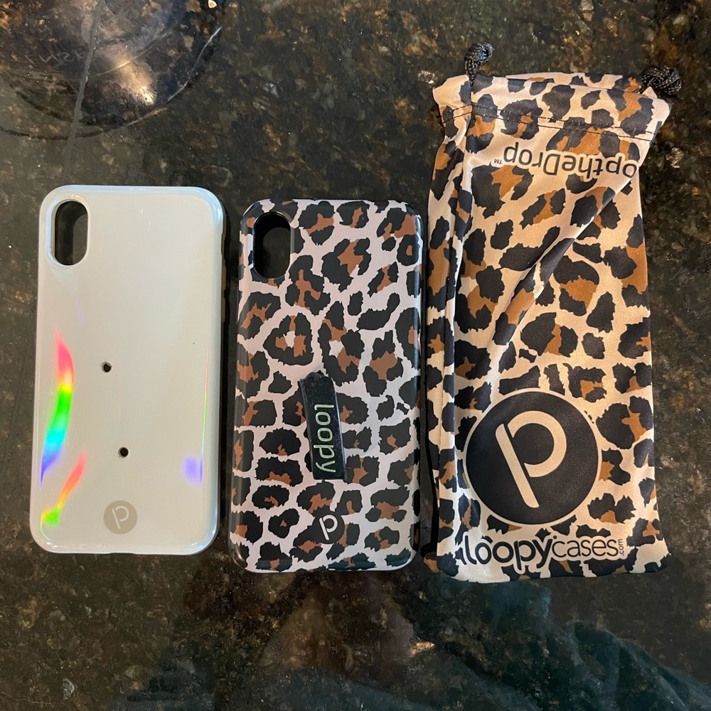 TWO Loopy iPhone X cases